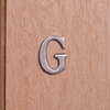 Image of Self Adhesive 40mm Aluminium Letter G