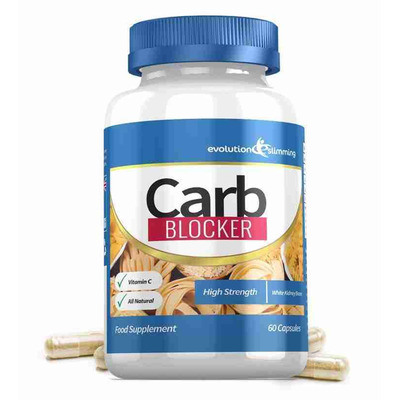 Carb Blocker with White Kidney Bean & Vitamin C - 60 Capsules