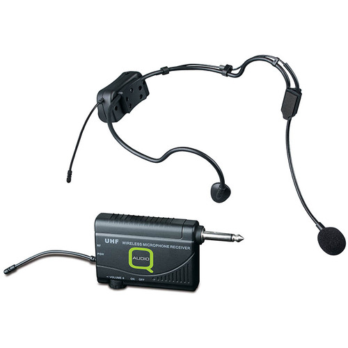 UHF Wireless Headset Radio Mic by Q-Audio