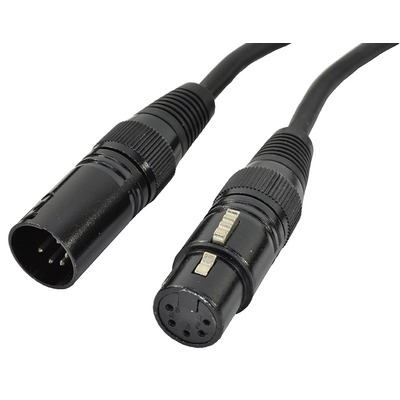 5 Pin DMX Lead 1M XLR Male to Female