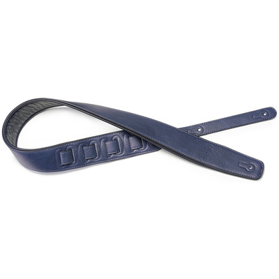 Image of Stagg Stagg Padded Leather Guitar Strap Blue