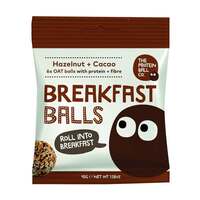 The Protein Ball Company Hazelnut & Cacao Breakfast Balls 45g Pack of 10