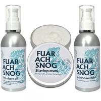 Image of Fuar Ach Snog Shaving Cream, Pre-Shave Oil & Aftershave Balm