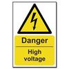 Image of ASEC Danger: High Voltage Sign 200mm x 300mm - 200mm x 300mm