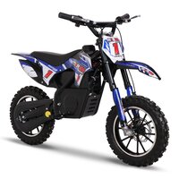 Image of FunBikes MXR 550w Lithium Electric Motorbike 61cm Blue/Black Kids Dirt Bike