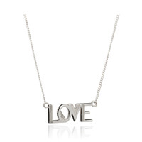 Image of Love Necklace - Silver