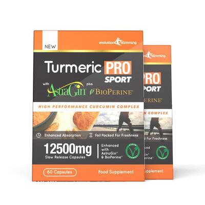 Turmeric Pro SPORT with AstraGin® plus BioPerine® 12,500mg 95% Curcuminoids - 120 Capsules (2 Months)