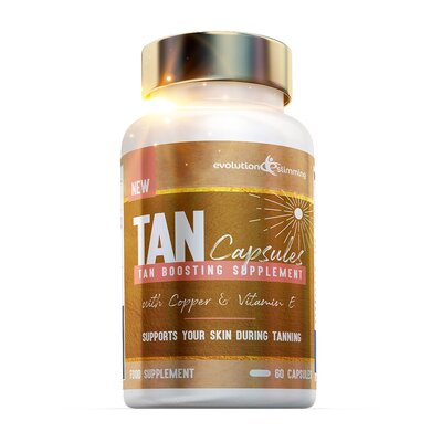 Tan Capsules Tan Boosting Supplement with PABA, Copper & Vitamin E - 60 Capsules