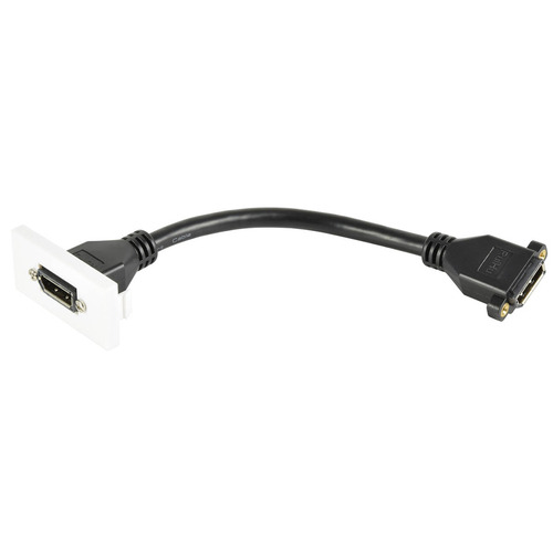 DisplayPort Socket to Female Tail Wall Plate Module