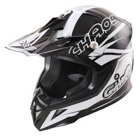 Image of Chaos Adult Motocross Crash Helmet Black