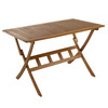 Image of FSC&#174; Certified Acacia Hardwood Rectangular Folding Table