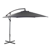 Image of 3m Hanging Banana Cantilever Garden Parasol - Grey