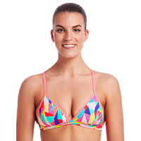 Image of Funkita Ladies Pastel Patch Triangle Bikini Top