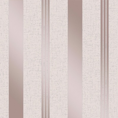 Quartz Stripe Wallpaper Rose Gold Fine Decor FD42205