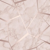 Image of Fractal Geometric Marble Wallpaper Rose Gold - Fine Decor FD42264