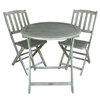 Image of FSC&#174; Certified Acacia White Washed Wooden Bistro Set
