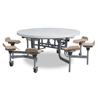 Image of 8 Seat Primo Round Mobile Folding Table
