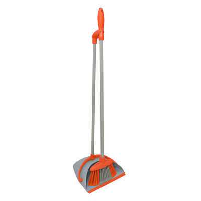 Dustpan & Brush Set Orange