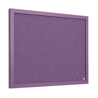 Image of Bi-Office Noticeboard Lavender 600 x 450mm