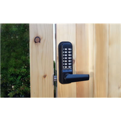 BL4442 ECP MG, back to back, free turning lever handle keypads, 28mm ali latch