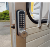 Image of BL2702 ECP, 28mm ali latch, ECP keypad with key override & inside paddle handle with holdback