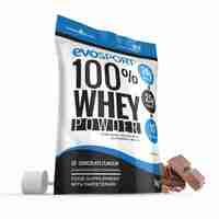Image of EvoSport 100% Whey Protein Powder 1kg - Chocolate