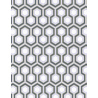 Image of Hicks' Hexagon by Cole & Son - Grey / Lilac - Wallpaper - 66/8055