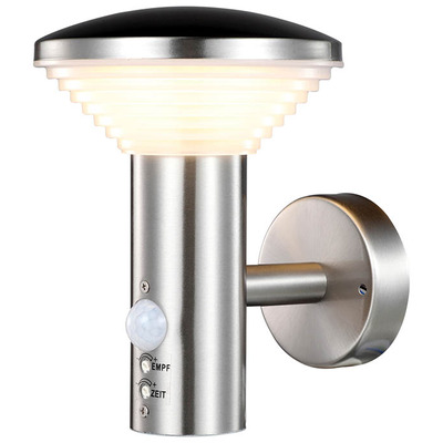 Stainless Steel LED Wall Light with PIR Sensor 240V