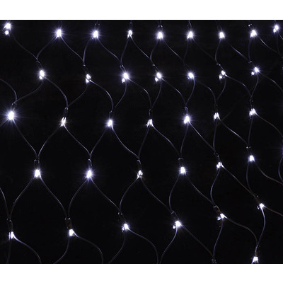 Connectable Outdoor LED Net Lights 240V - Cool White