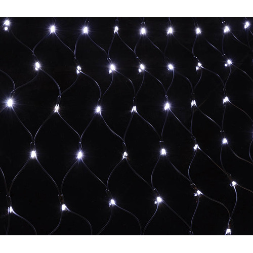 Connectable Outdoor LED Net Lights 240V - Cool White