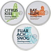Image of Shaving Cream Trio - Citrus Kiss, Bay Rum & Fuar Ach Snog