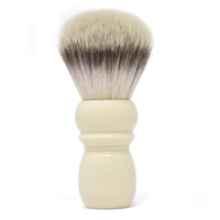Image of Alpha Large Retro G4 Synthetic Shaving Brush in Faux Ivory