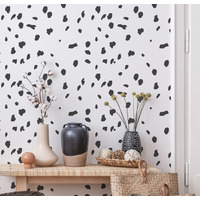 Image of Dalmatian Print Wall and Furniture Stencil - Furniture Medium