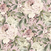 Image of Gardenia Glitter Wallpaper Blush Pink Holden 36070