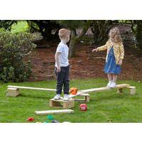 Image of Outdoor Wooden Balance Set