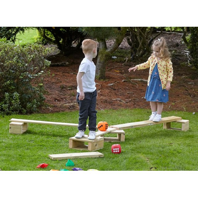 Outdoor Wooden Balance Set