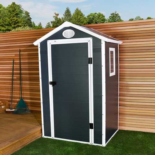 Plastic Storage Shed 4.4ft x 3.4ft