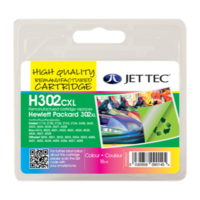 Remanufactured HP 302XL High Capacity Colour Ink Cartridge