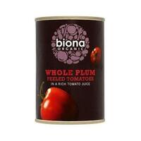 Image of Biona Organic Whole Peeled Tomatoes 400g