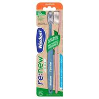 Image of Wisdom Re:New Clean Medium Toothbrush (Twin Pack)