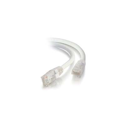 C2G 0.3m Cat5e Booted Unshielded (UTP) Network Patch Cable - White