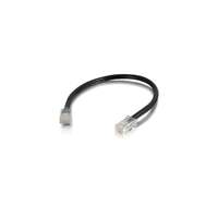 Image of C2G 0.5m Cat5e Non-Booted Unshielded (UTP) Network Patch Cable - Black