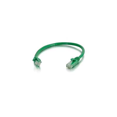 C2G 0.5m Cat6 Booted Unshielded (UTP) Network Patch Cable - Green