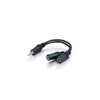 Image of C2G Value Series 3.5mm Stereo Plug to 3.5mm Stereo Jack x2 Y-Cable