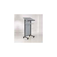 Image of Metroplan Coloured Panel Front Lectern - Grey