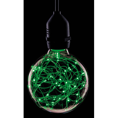 1.7W LED G95 Polystar BC Lamp - Green