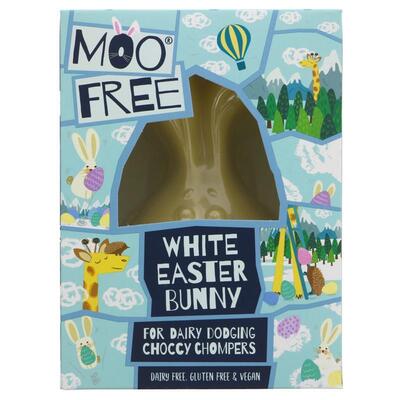 Moo Free Mikey Bunny White Choccy Egg 80g