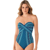 Image of Miraclesuit Mosaica Seville Firm Control Swimsuit