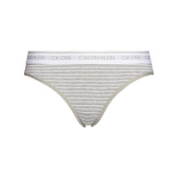 Image of Calvin Klein CK One Cotton Brief QF5735E Cozy Stripe/Medium Grey Heather QF5735E Cozy Stripe/Medium Grey Heather