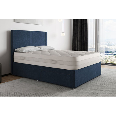 Elite Divan Base - Small Double - Taupe - 2 Drawers